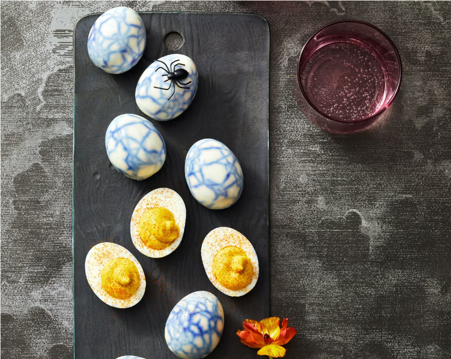 Halloween Deviled Eggs
