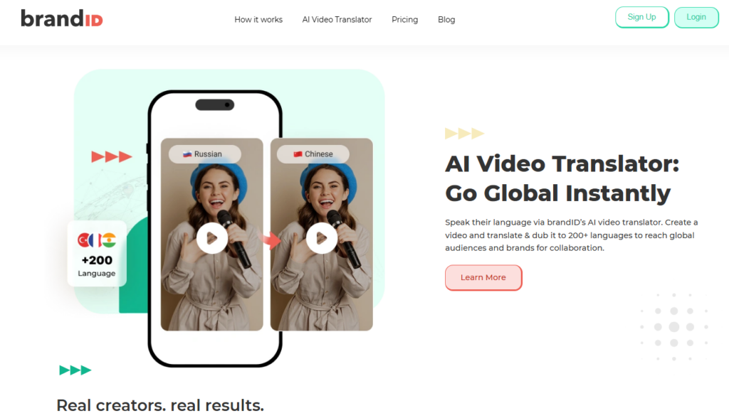 Try the brandID Video Localization Service