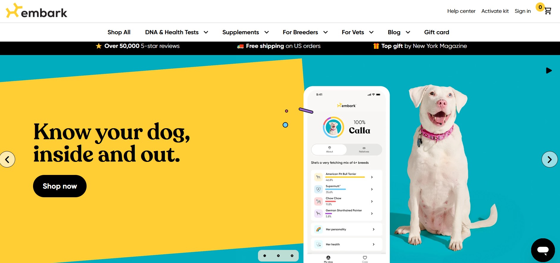 Embark dog DNA and health testing affiliate program
