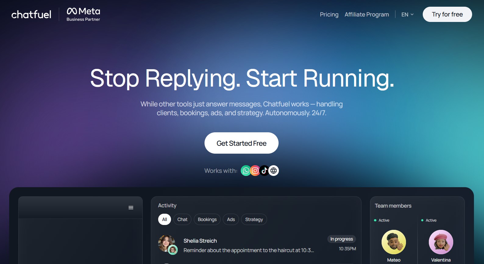 Chatfuel Instagram automation tool