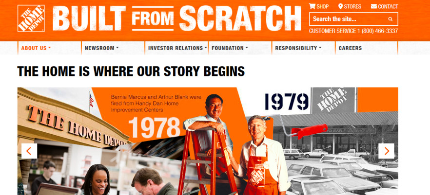 The Home Depot affiliate program page on Impact