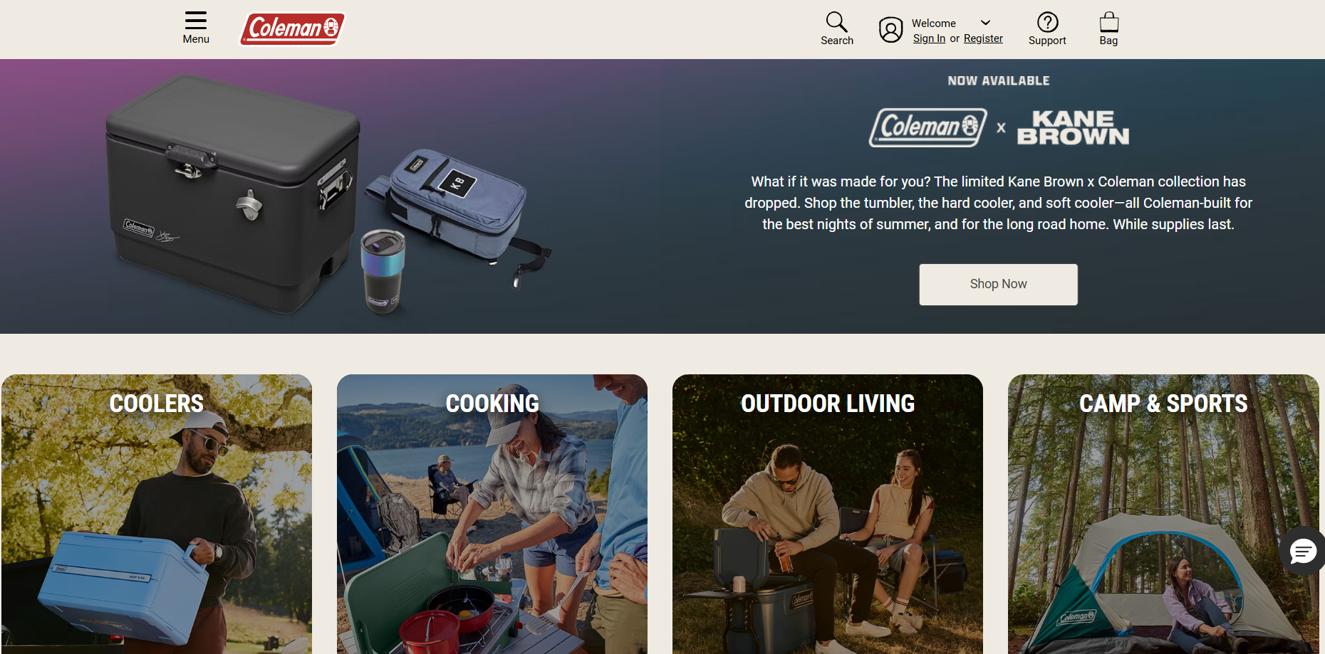 Coleman affiliate program