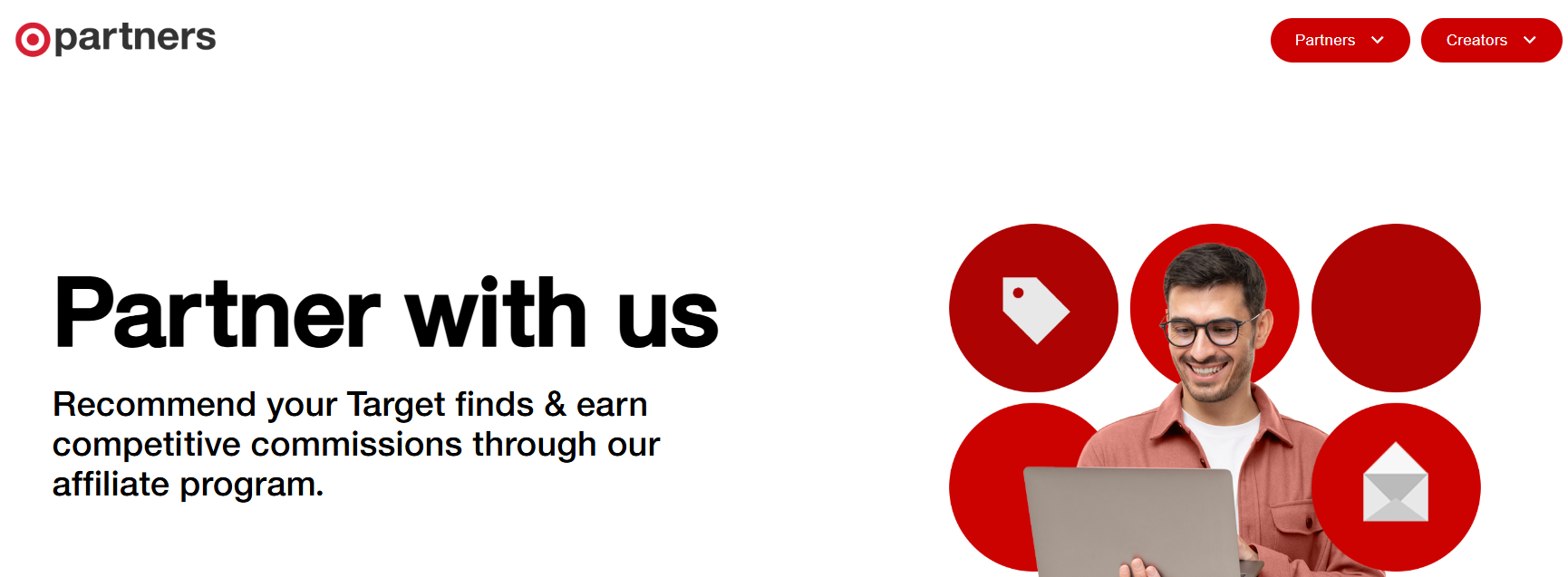 Target baby affiliate homepage