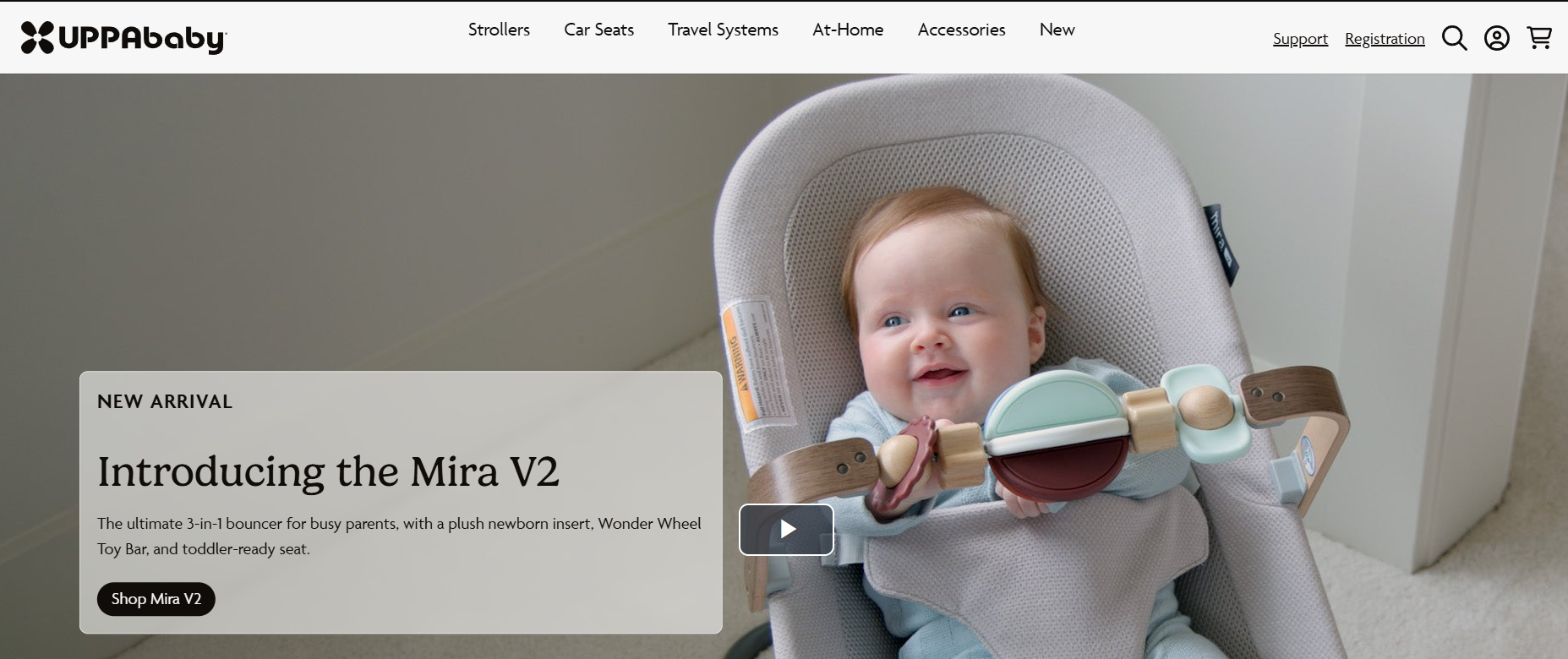UPPAbaby baby affiliate homepage