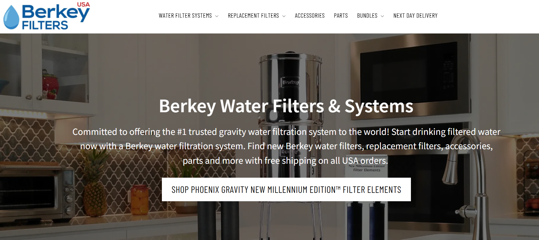 Berkey Filters homepage
