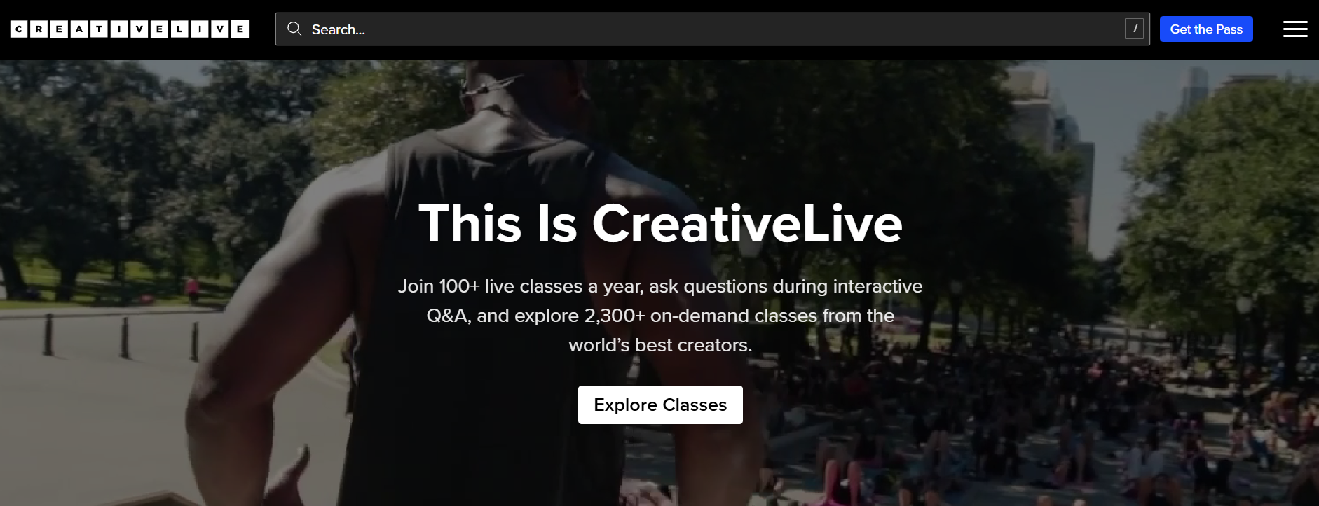 CreativeLive art affiliate homepage