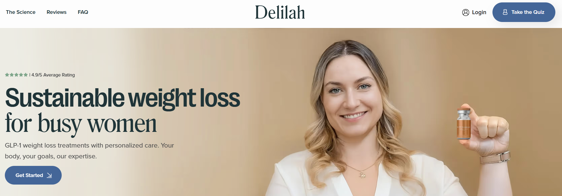 Delilah homepage