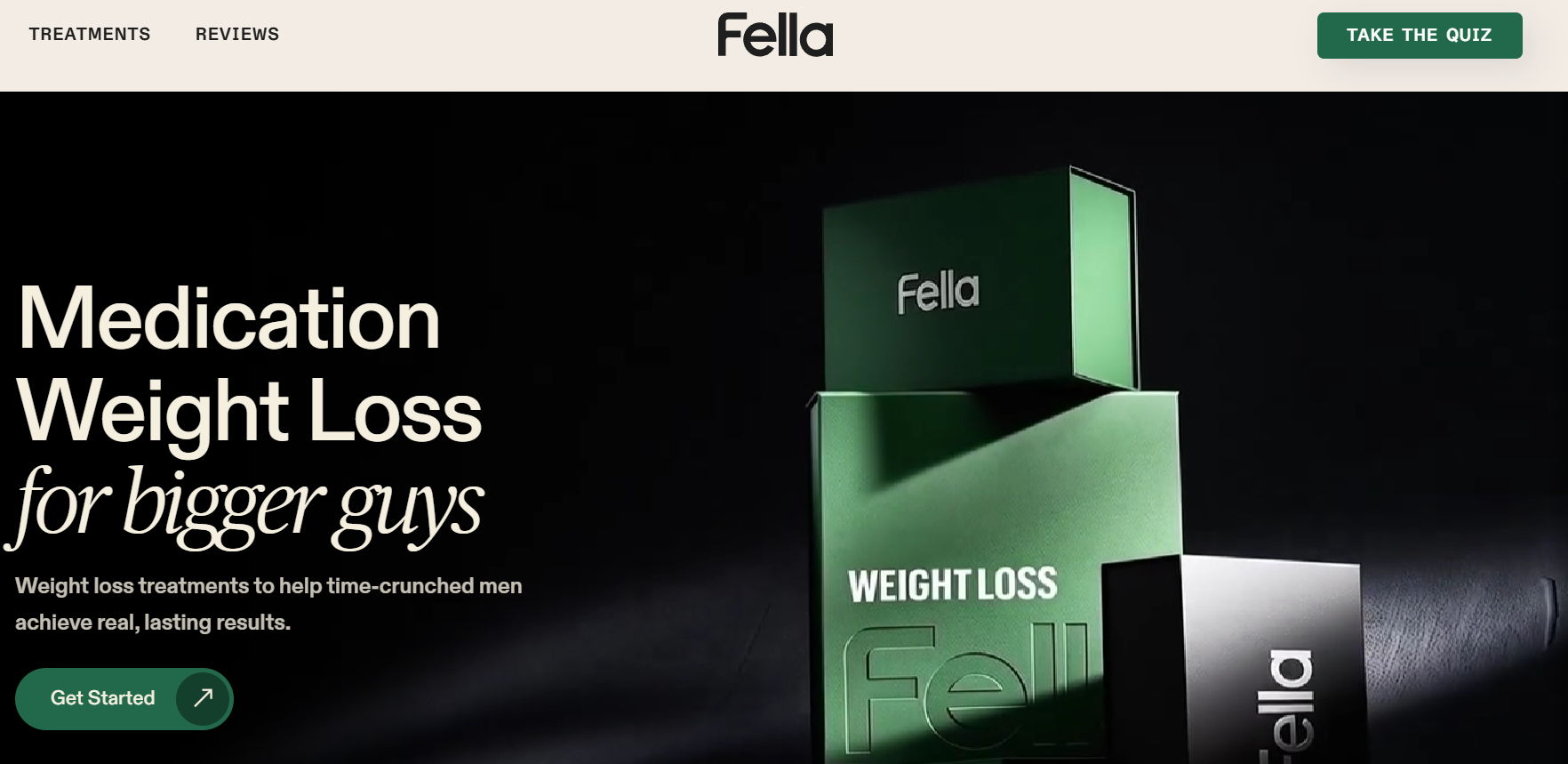 Fella Health homepage