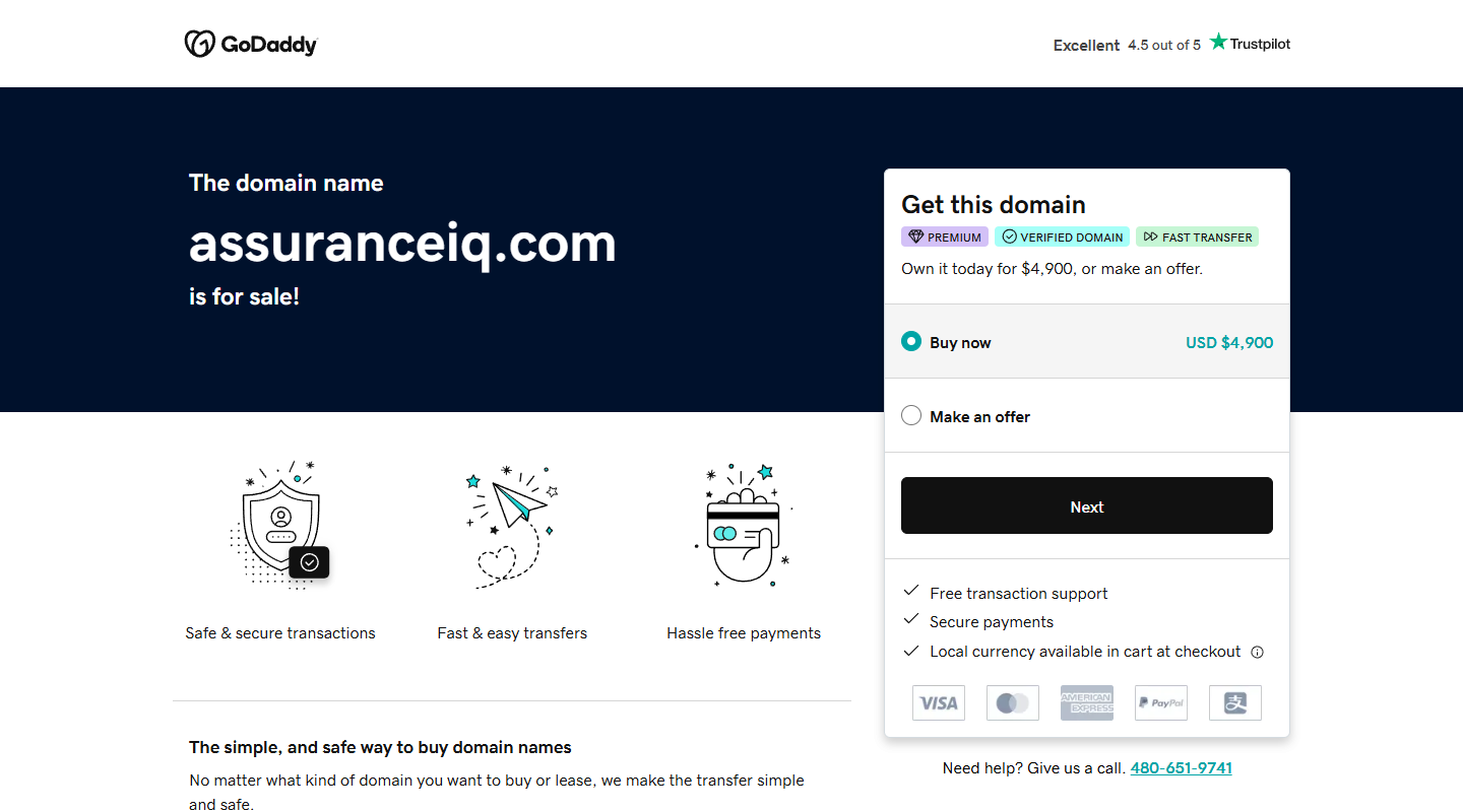 Health IQ insurance homepage
