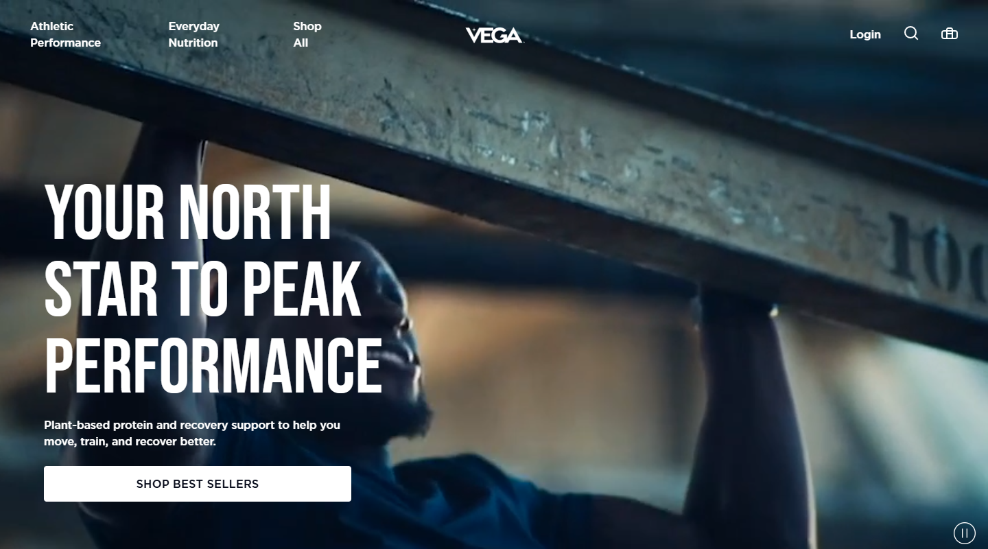Vega vegan affiliate homepage