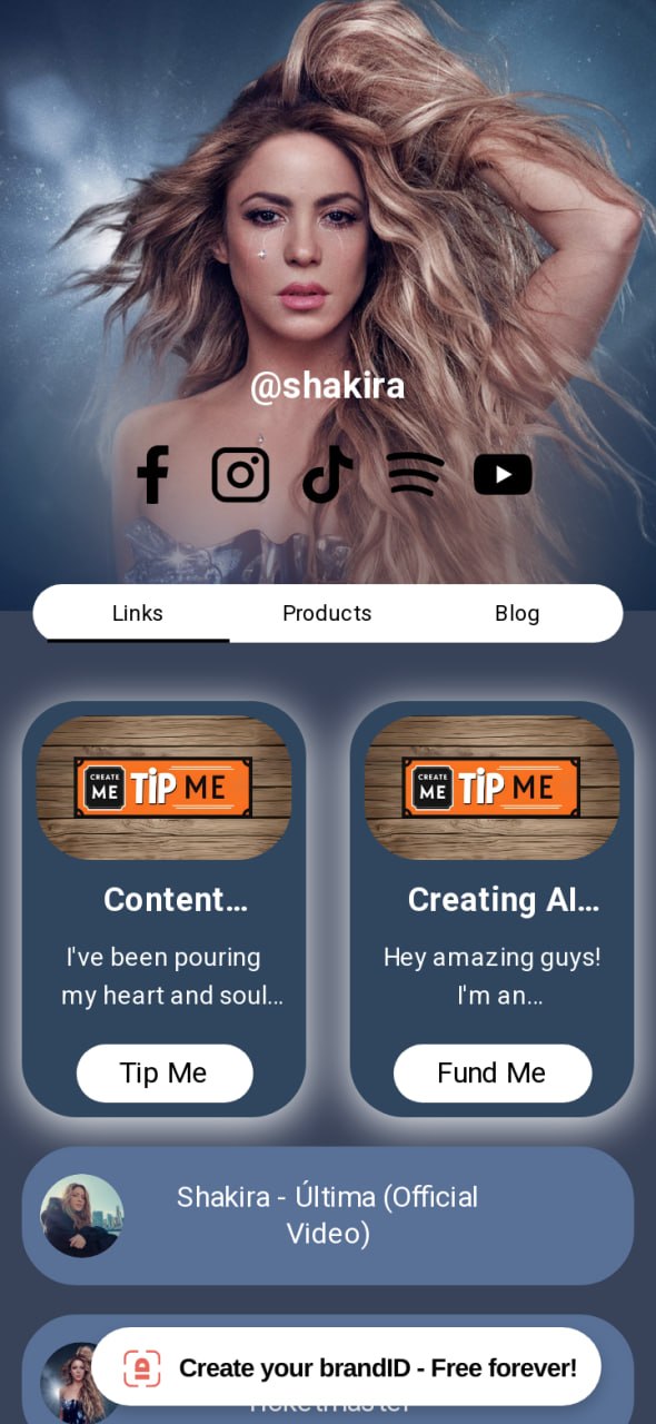 Influencer — brandID showcase