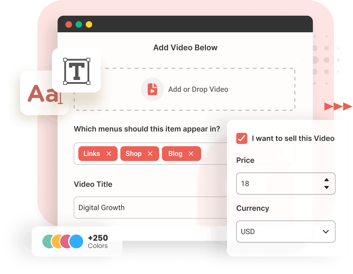Easy video setup and publishing on brandID dashboard